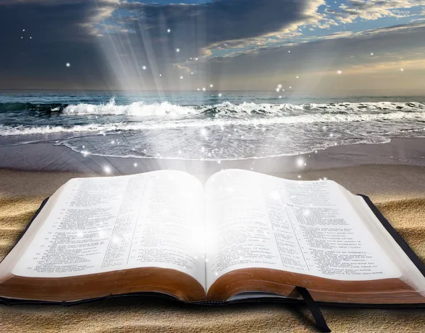 depositphotos 30831121 stock photo bible at beach - Desenvolvendo um Espírito de Excelência